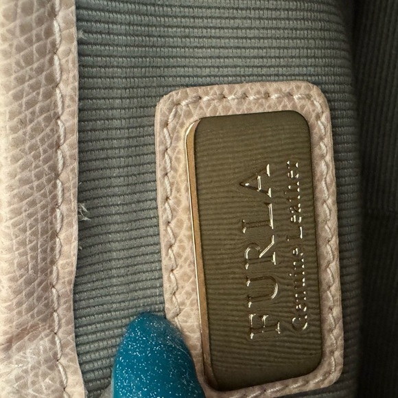 Furla Light Pink Bella Mini Leather Crossbody - Picture 13 of 13